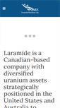 Mobile Screenshot of laramide.com